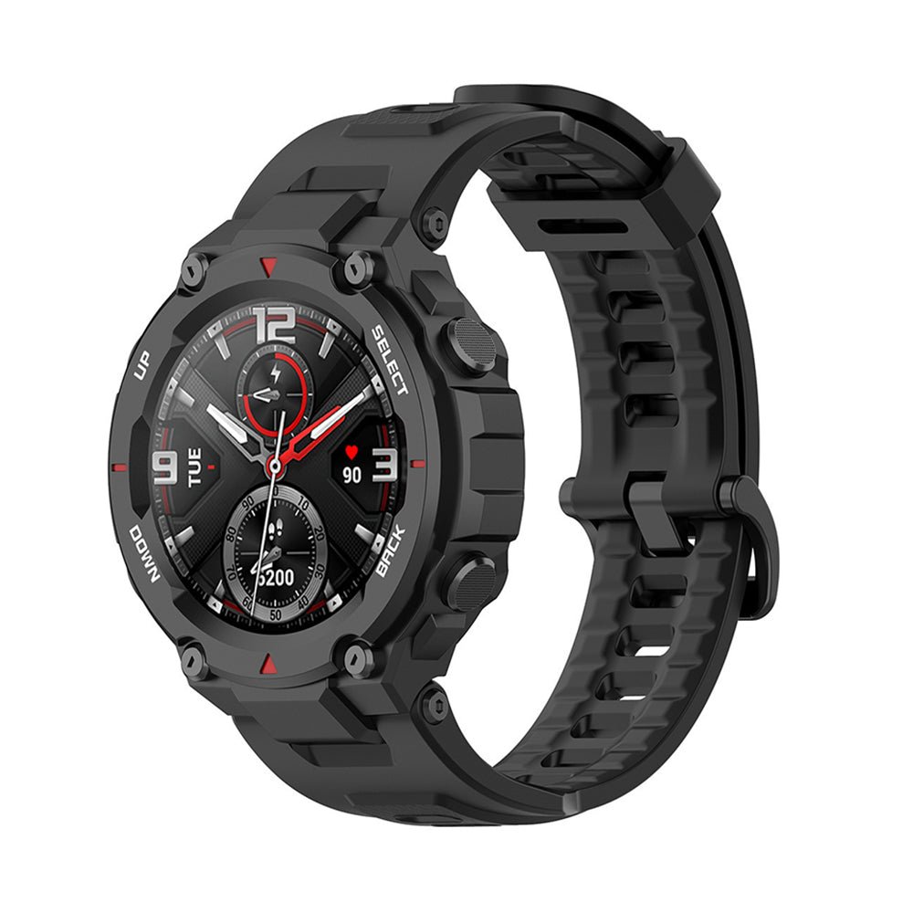 Correia Techsuit W067 para Amazfit T-Rex Pro / T-Rex, Preta
