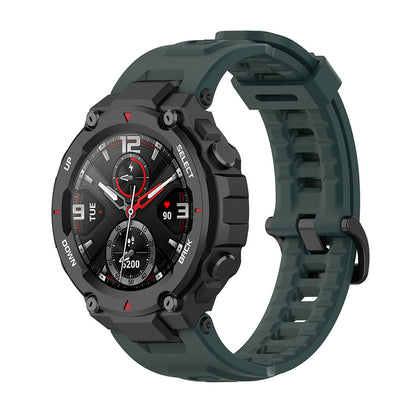 Correia Techsuit W067 para Amazfit T-Rex Pro / T-Rex, Verde Escuro