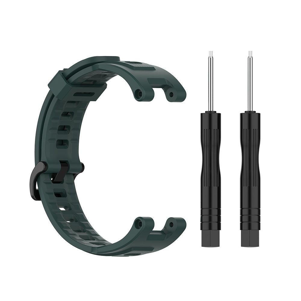 Correia Techsuit W067 para Amazfit T-Rex Pro / T-Rex, Verde Escuro