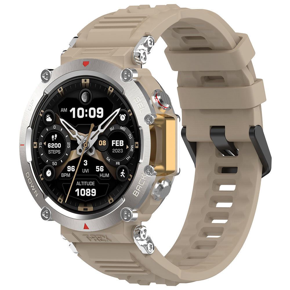 Curea Techsuit W067 para Amazfit T-Rex Ultra, Bege