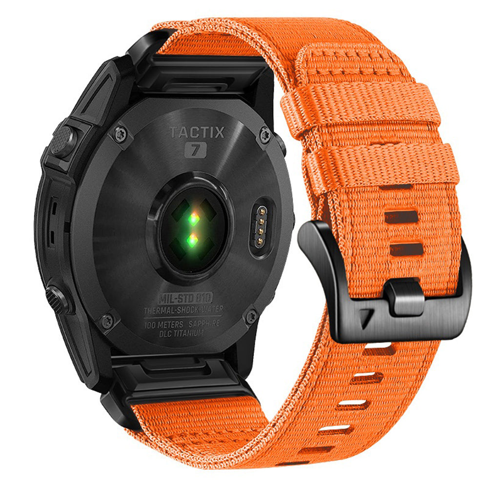 Cinta Techsuit W070 para Garmin Instinct / Approach / Fenix Watch Series, 20mm, Laranja