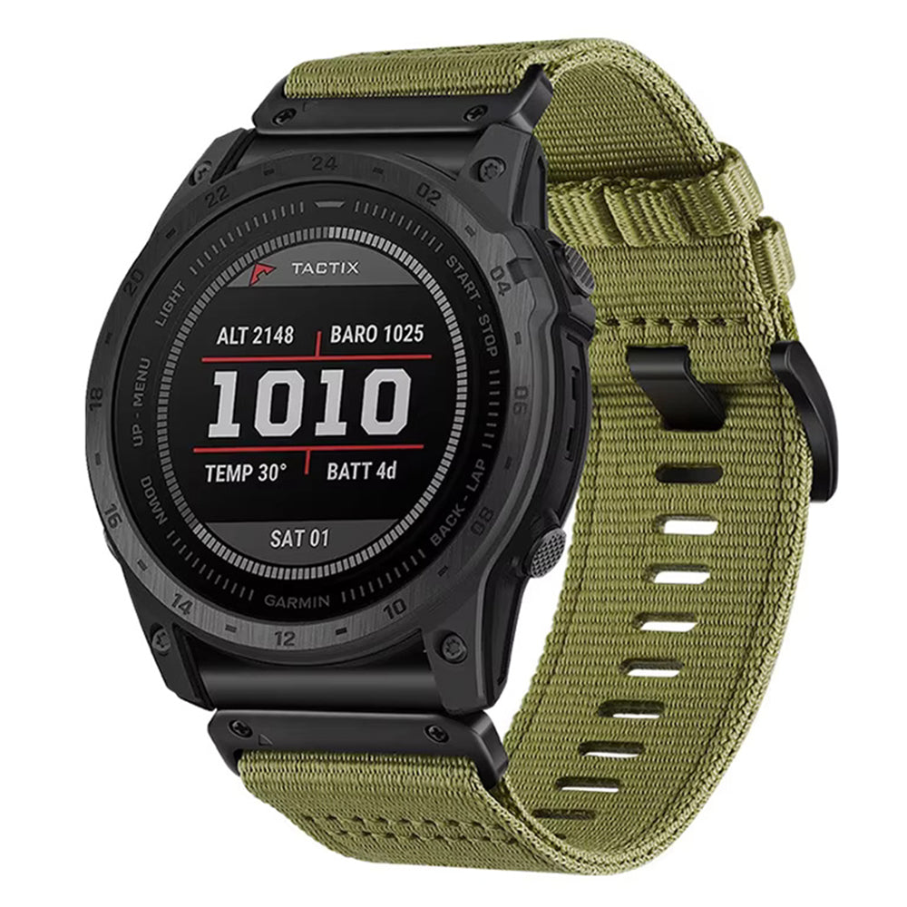 Cinta Techsuit W070 para Garmin Watch Fenix / Forerunner Series, 22mm, Verde