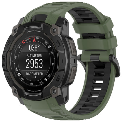 Correia Techsuit W077 para Garmin Instinct 3 50mm Solar / Instinct 3 50mm, Verde