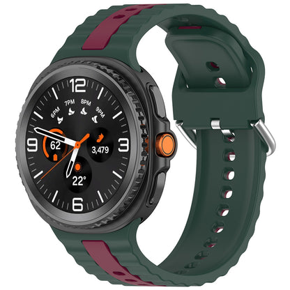 Pulseira Techsuit W078 para Samsung Galaxy Watch 8 Classic / Watch8 44mm / Watch 8 40mm, Verde Escuro