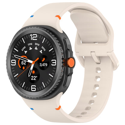Pulseira Techsuit W079 para Samsung Galaxy Watch 8 Classic / Watch8 44mm / Watch 8 40mm, Bege