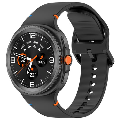 Correia Techsuit W079 para Samsung Galaxy Watch 8 Classic / Watch8 44mm / Watch 8 40mm, Preta