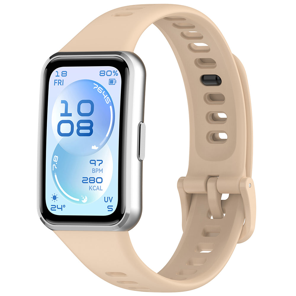 Cinta Techsuit W081 para Huawei Band 11 / 11 Pro, Bege