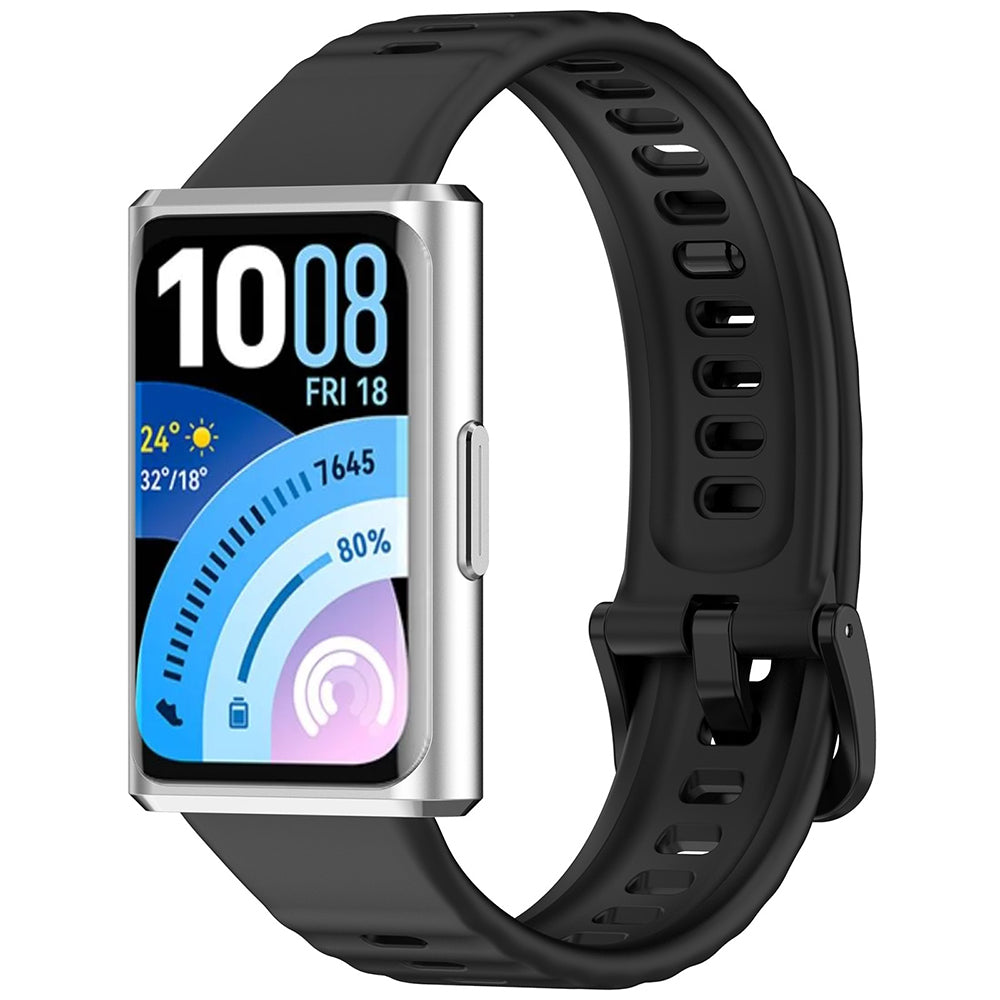 Cinta Techsuit W082 para Huawei Band 11 / 11 Pro, Preta