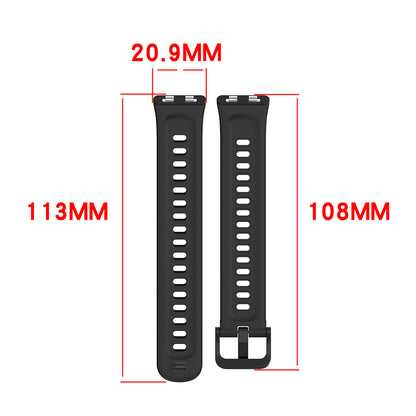 Cinta Techsuit W082 para Huawei Band 11 / 11 Pro, Preta