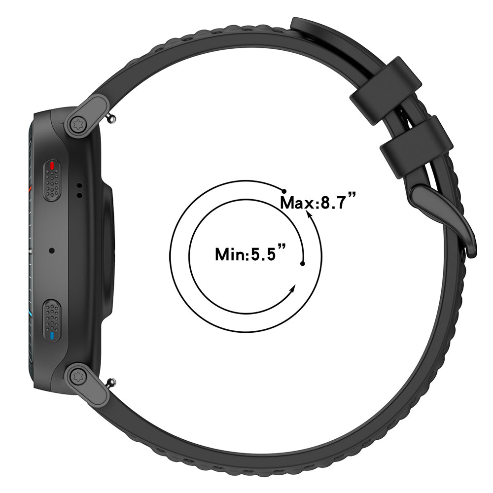 Techsuit W083 Strap for Amazfit Watch / Samsung Watch Series, 22mm, Navy Blue