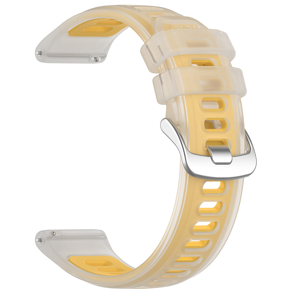 Correia Techsuit W084 para Samsung Galaxy Watch / Huawei Watch Series, 20mm, Amarela