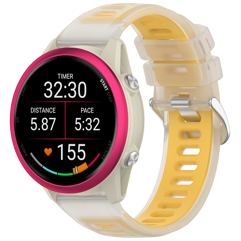 Correia Techsuit W084 para Samsung Galaxy Watch / Huawei Watch Series, 20mm, Amarela