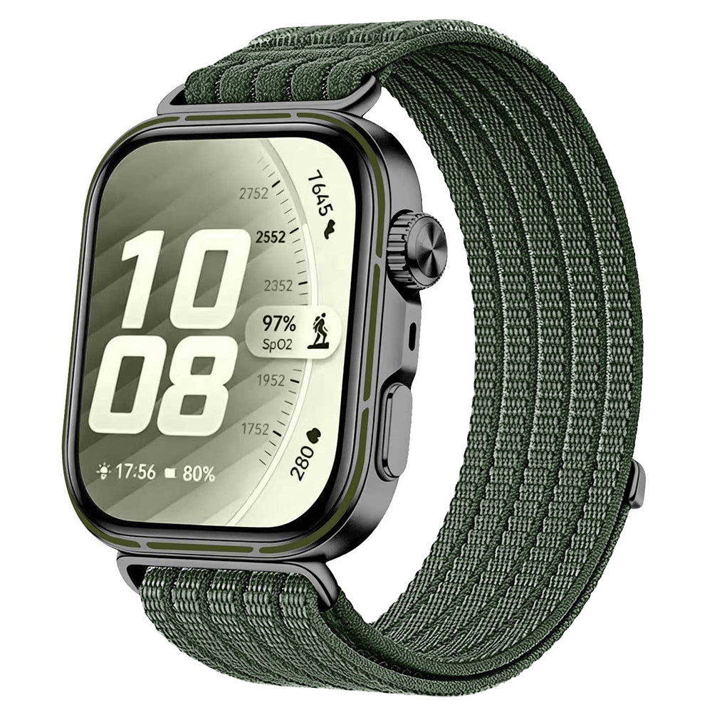 Correia Techsuit W085 para Huawei Watch Fit 5, Verde Escuro