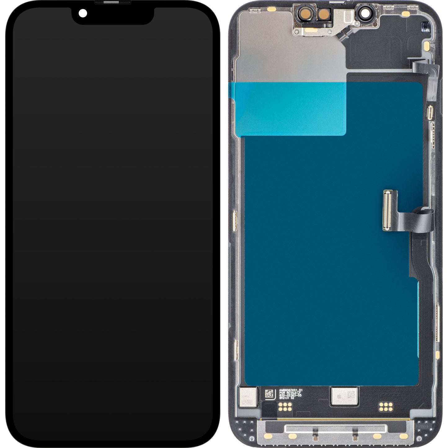 Ecrã tátil Apple iPhone 13 Pro, com moldura, preto, Service Pack 661-21993