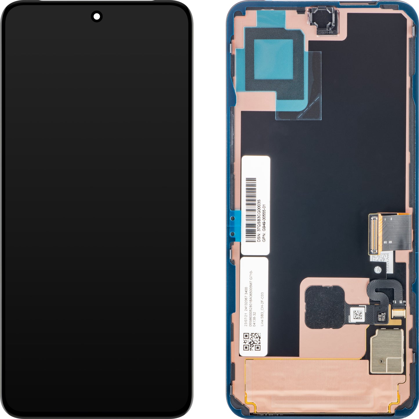 Display com Touchscreen Google Pixel 8, Swap