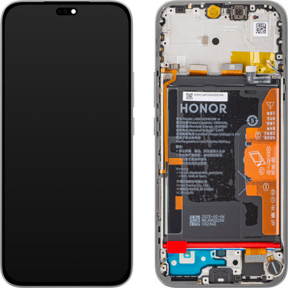 Display com Touchscreen Honor 400 Lite, com Moldura e Bateria, Cinza (Velvet Grey), Service Pack 0235ANTA