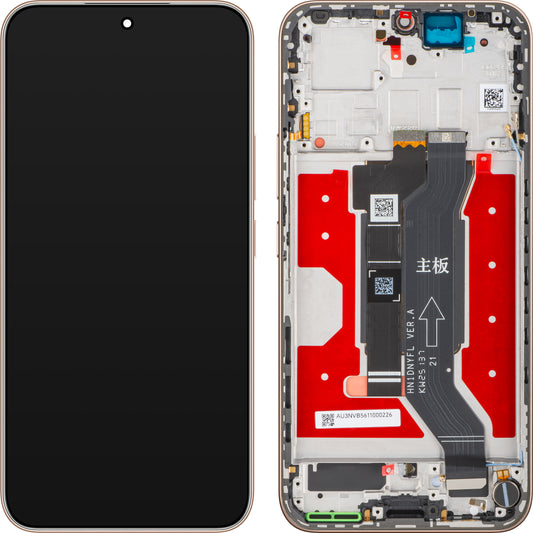 Display com Touchscreen Honor 400, com Moldura, Dourado (Desert Gold), Service Pack 0235APNU