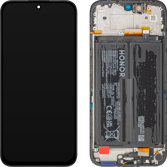 Ecrã com Ecrã Tátil Honor 600 Smart, com Moldura e Bateria, Preto (Velvet Black), Pacote de Serviço 0235AUEV
