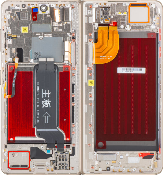 Display com Touchscreen Honor Magic V5, com Moldura, Sub Inner, Branco (Ivory White), Service Pack 0235AQBV