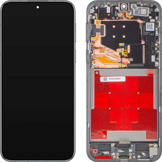 Display com Touchscreen Huawei Pura 80 Pro, com Moldura, Preto (Glazed Black), Service Pack 02357EFC
