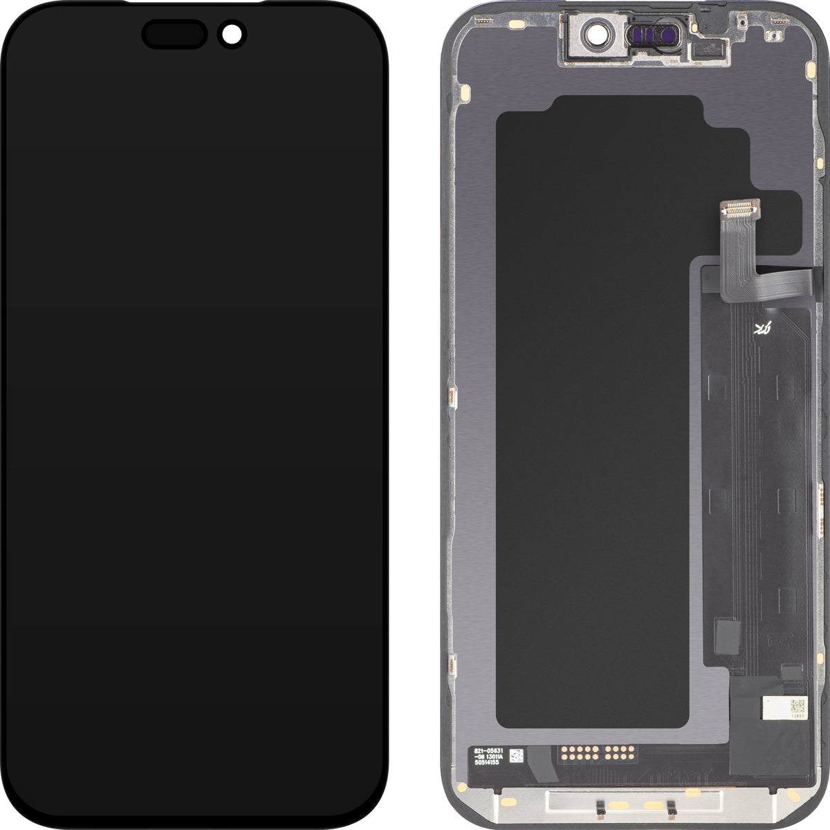 Ecrã com ecrã tátil JK para Apple iPhone 17 Pro Max, com moldura, Versão LCD In-Cell IC Movable, Preto