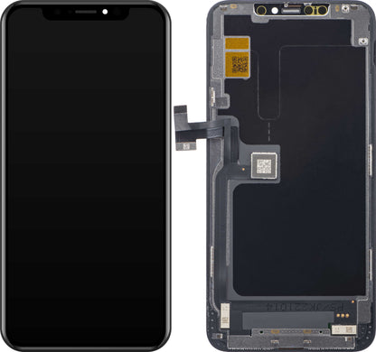 Ecrã tátil JK para Apple iPhone 11 Pro Max, com moldura, versão LCD In-Cell, preto