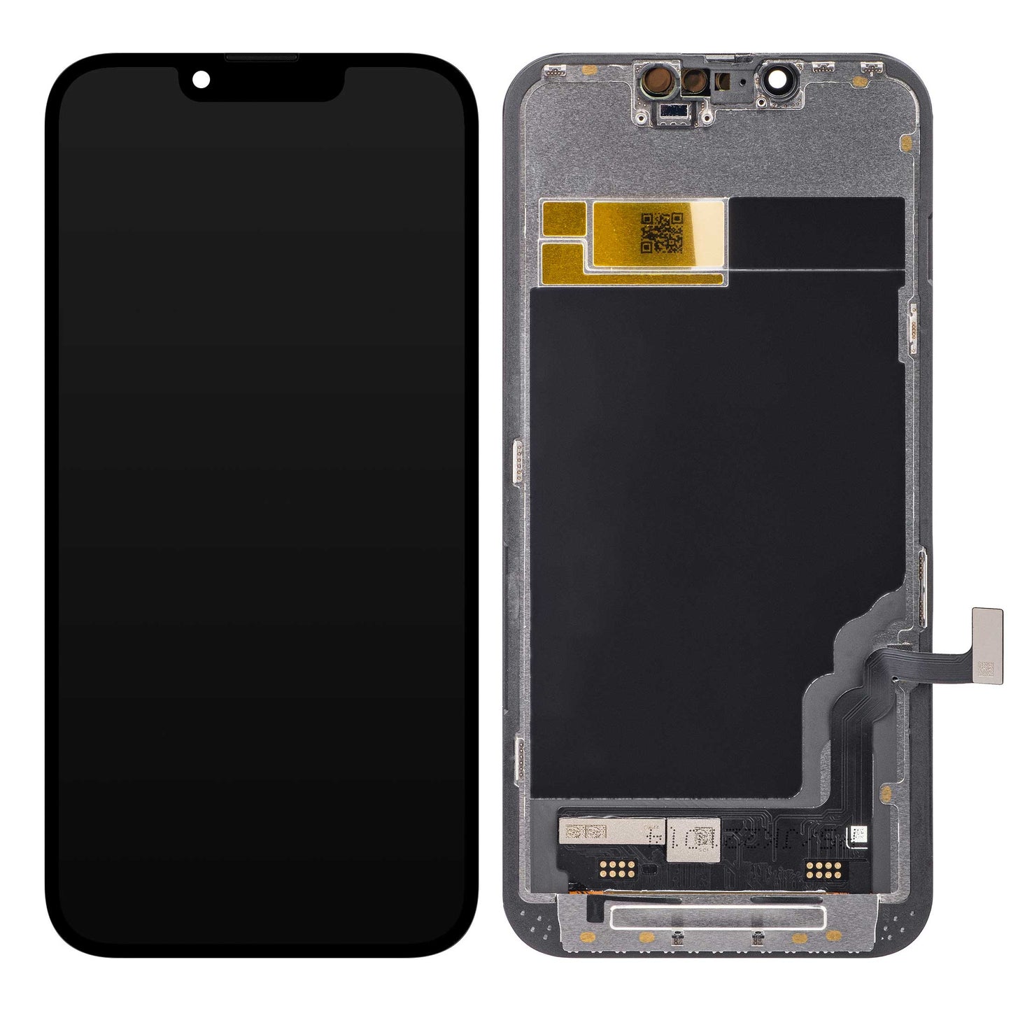 Ecrã tátil JK para Apple iPhone 13, com moldura, versão LCD In-Cell, preto