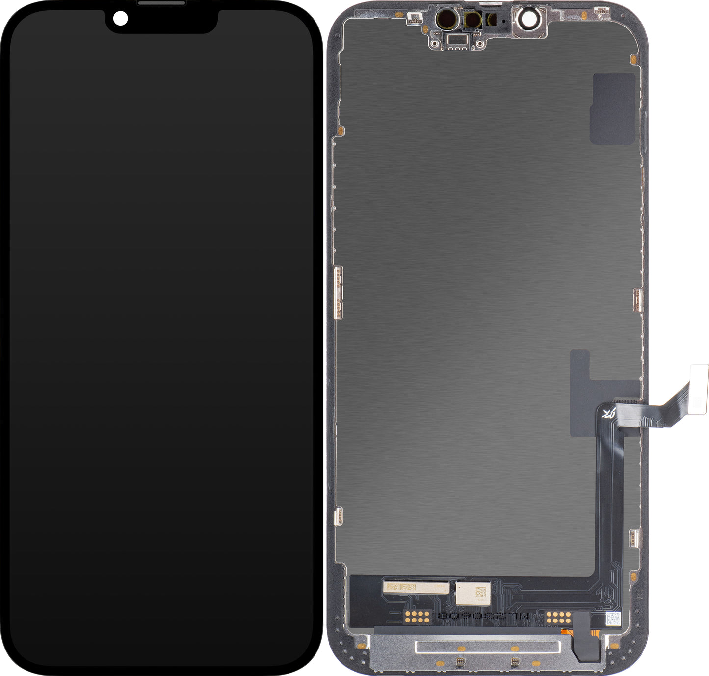 Ecrã tátil JK para Apple iPhone 14 Plus, com moldura, versão LCD In-Cell, preto 