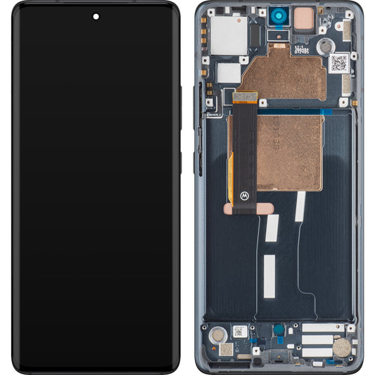 Ecrã tátil Motorola Edge 30 Fusion, com moldura, preto (cinzento cósmico), Service Pack 5D68C21527 