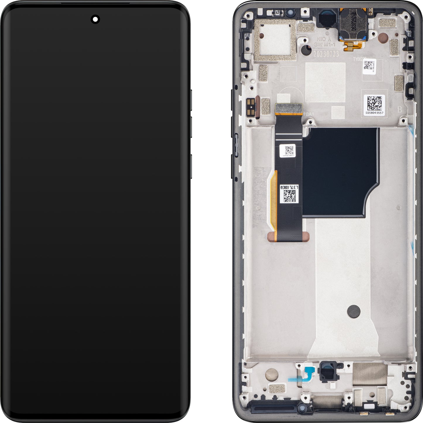 Ecrã com ecrã tátil Motorola Edge 40 Neo, com moldura, Versão L3, Preto, Swap 5D68C23158