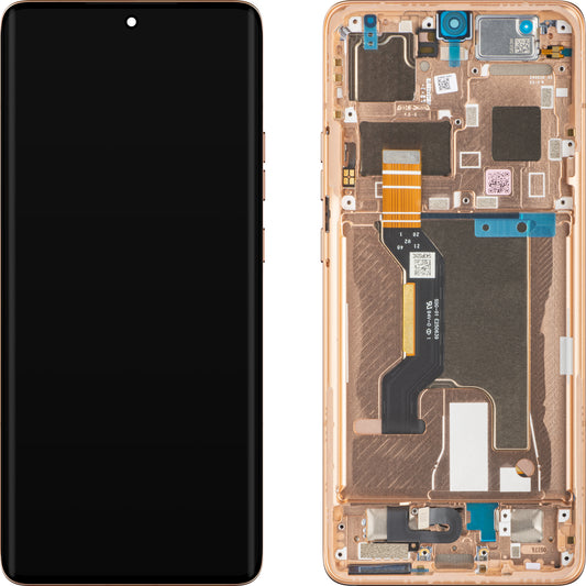 Ecrã tátil Motorola Edge 50 Ultra, com moldura, laranja (Peach Fuzz), Service Pack 5D68C24470