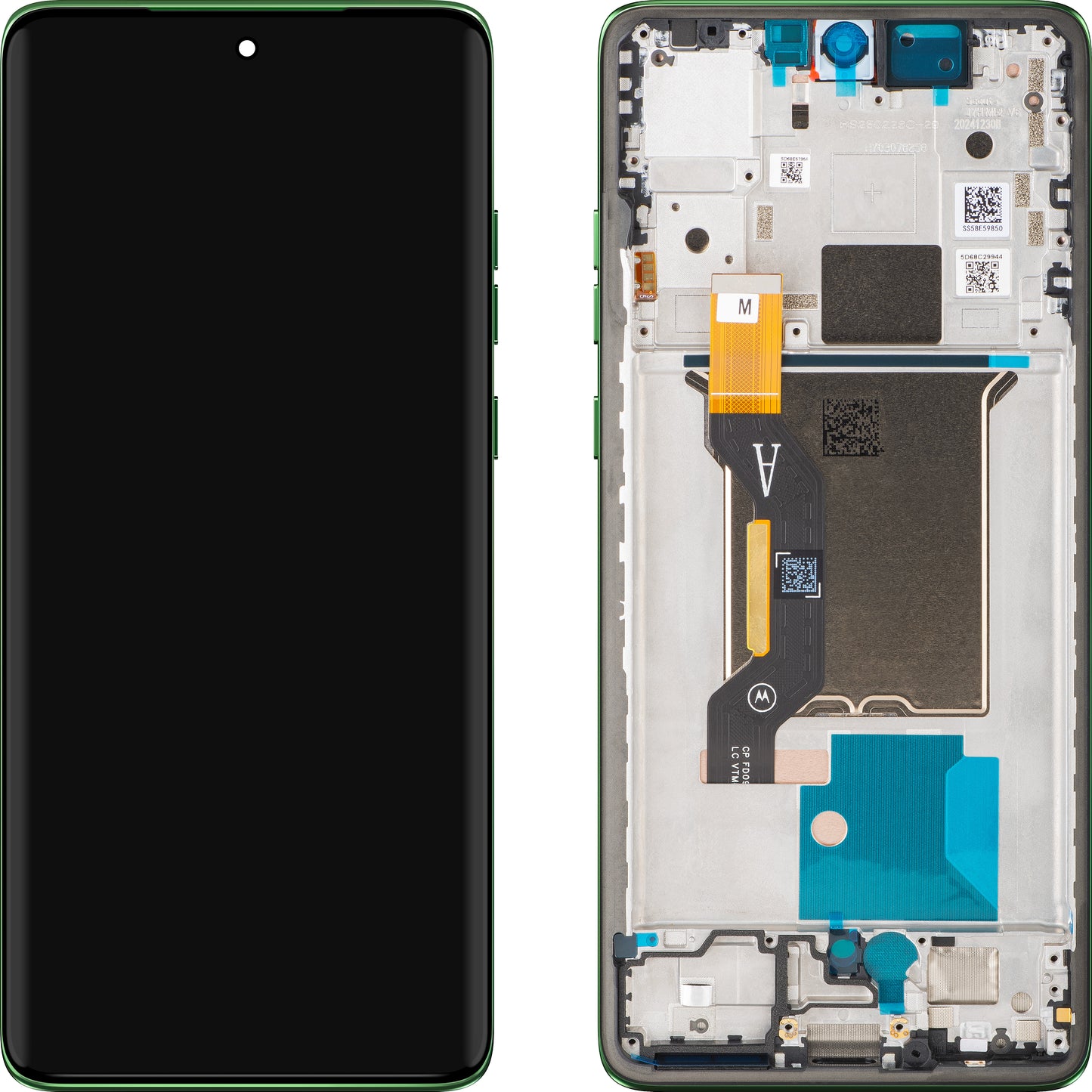 Display com Touchscreen Motorola Edge 60, com Moldura, Verde, Service Pack 5D68C29944