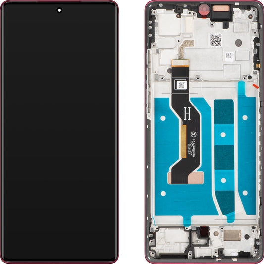Display com Touchscreen Motorola Moto G85, com Moldura, Azul (Relucent Blue), Service Pack 5D68C29595