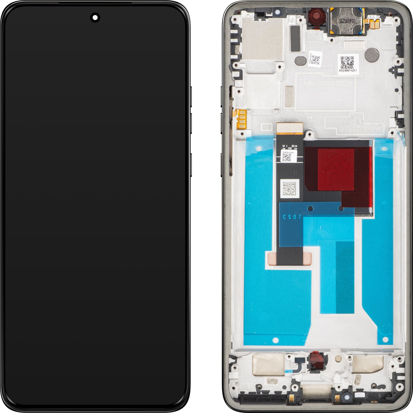 Display com Touchscreen Motorola ThinkPhone 25, com Moldura, Preto (Carbon Black), Service Pack 5D68C28405