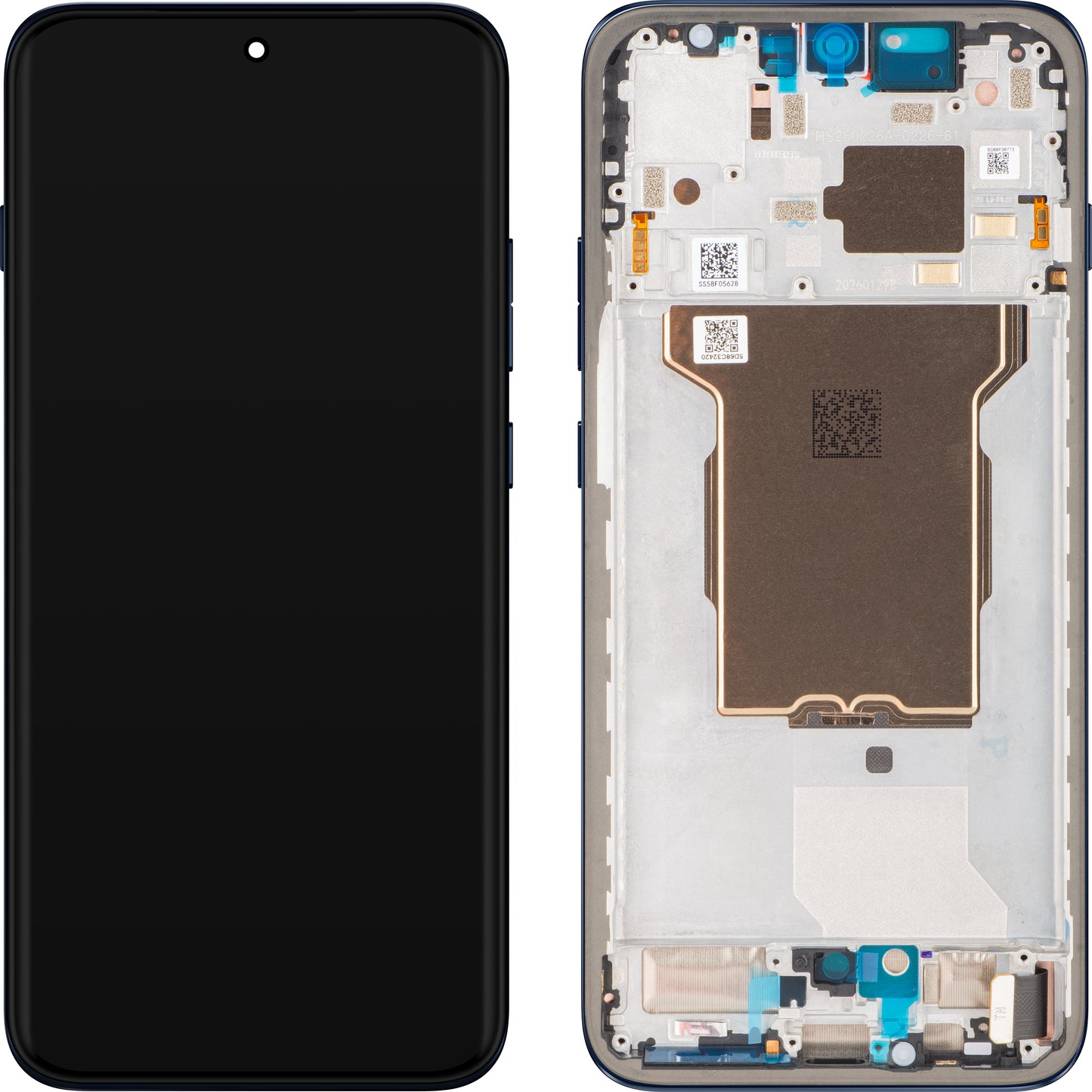 Display com Touchscreen Motorola Edge 70 Pro, com Moldura, Azul-marinho (Pantone Titan), Service Pack 5D68C32420