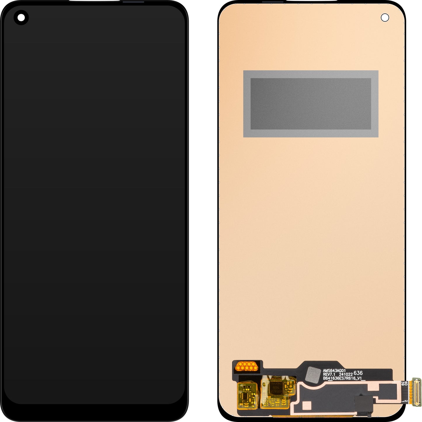 Display com Touchscreen MP compatível com Oppo Find X5 Lite / Reno7 5G