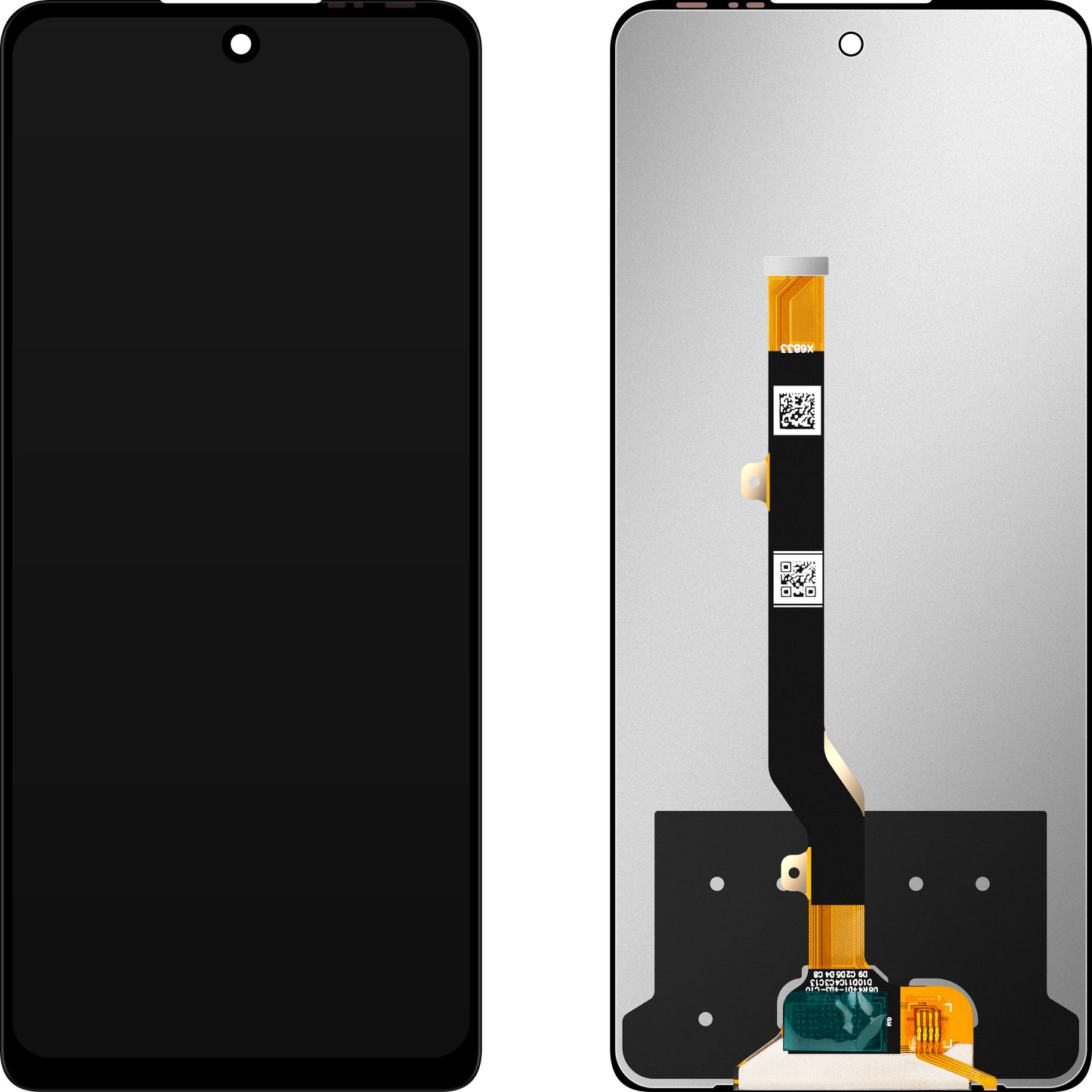 Display com Touchscreen MP compatível com Tecno Camon 17P / Camon 18 / Camon 18 P / Camon 18T / Camon 19 Neo / Spark 8 Pro