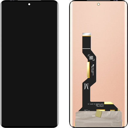 Display com Touchscreen MP compatível com Motorola Edge 50 / Edge 50 Pro, Versão OLED