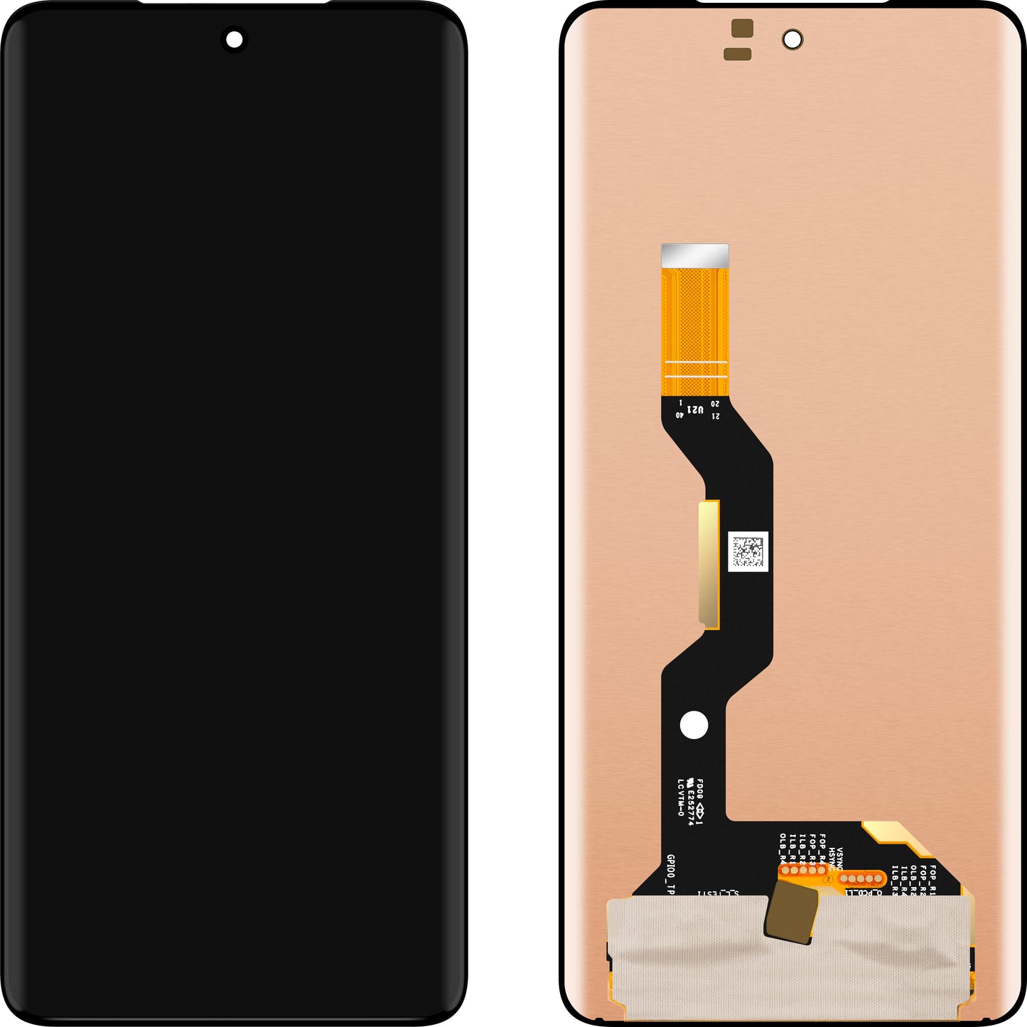 Display com Touchscreen MP compatível com Motorola Edge 60 Pro