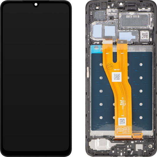 Ecrã com Touchscreen MP compatível com Honor X5c / X5c Plus, com Moldura, Preto