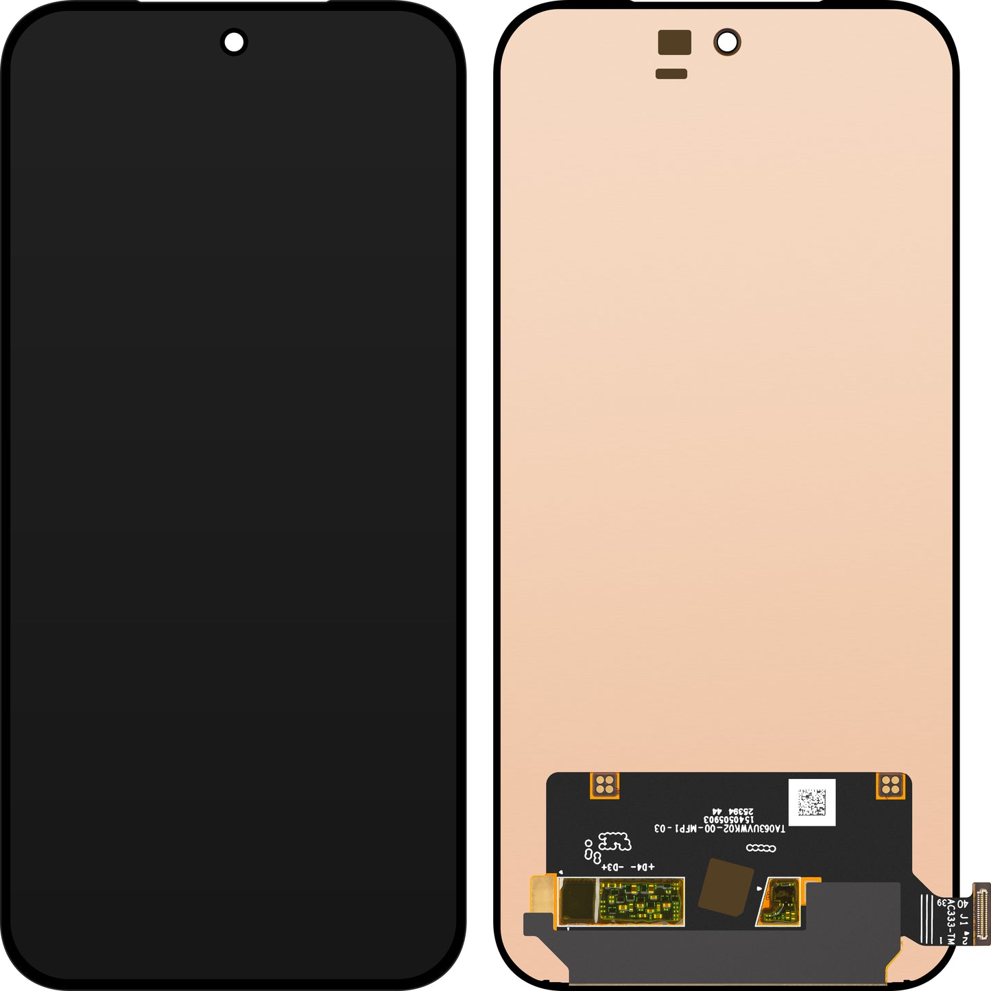 Ecrã com Touchscreen MP compatível com Oppo Reno15