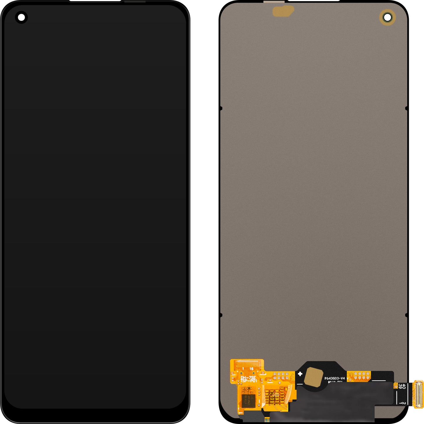 Ecrã com Touchscreen MP compatível com Oppo A78 4G / F21 Pro / Find X5 Lite / Reno7 / Reno7 SE 5G / Reno8 4G / Reno8 T, Versão OLED