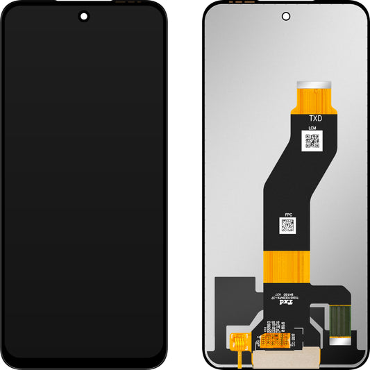 Ecrã com ecrã tátil MP compatível com Infinix Hot 60i 4G / Tecno Pop X / Spark 40 4G / Spark 40C / Spark Go 2