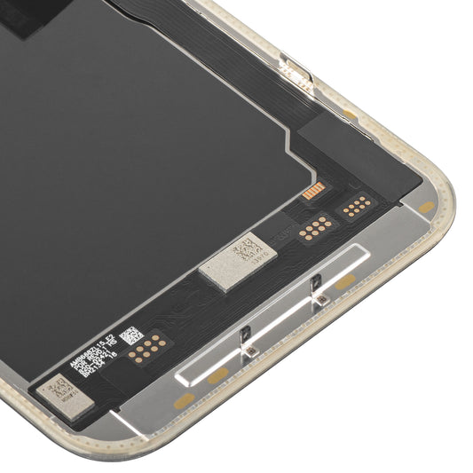 MP Touchscreen Display compatible with Apple iPhone 15 Pro Max, with Frame, Soft OLED IC Movable 120Hz FHD Version, Black