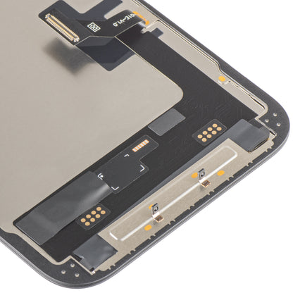 Ecrã com Touchscreen MP compatível com Apple iPhone 17e / 16e, com Moldura, Versão Soft OLED FHD 120Hz IC Movable, Preto