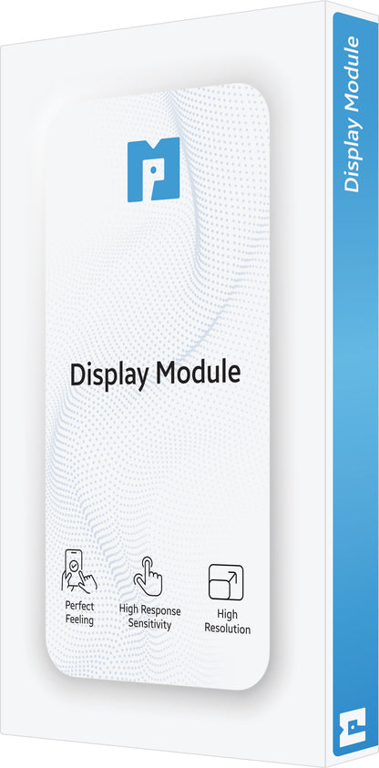 Ecrã com Touchscreen MP compatível com Apple iPhone 16, com Moldura, Versão Premium Soft OLED FHD Diagnóstico, Preto