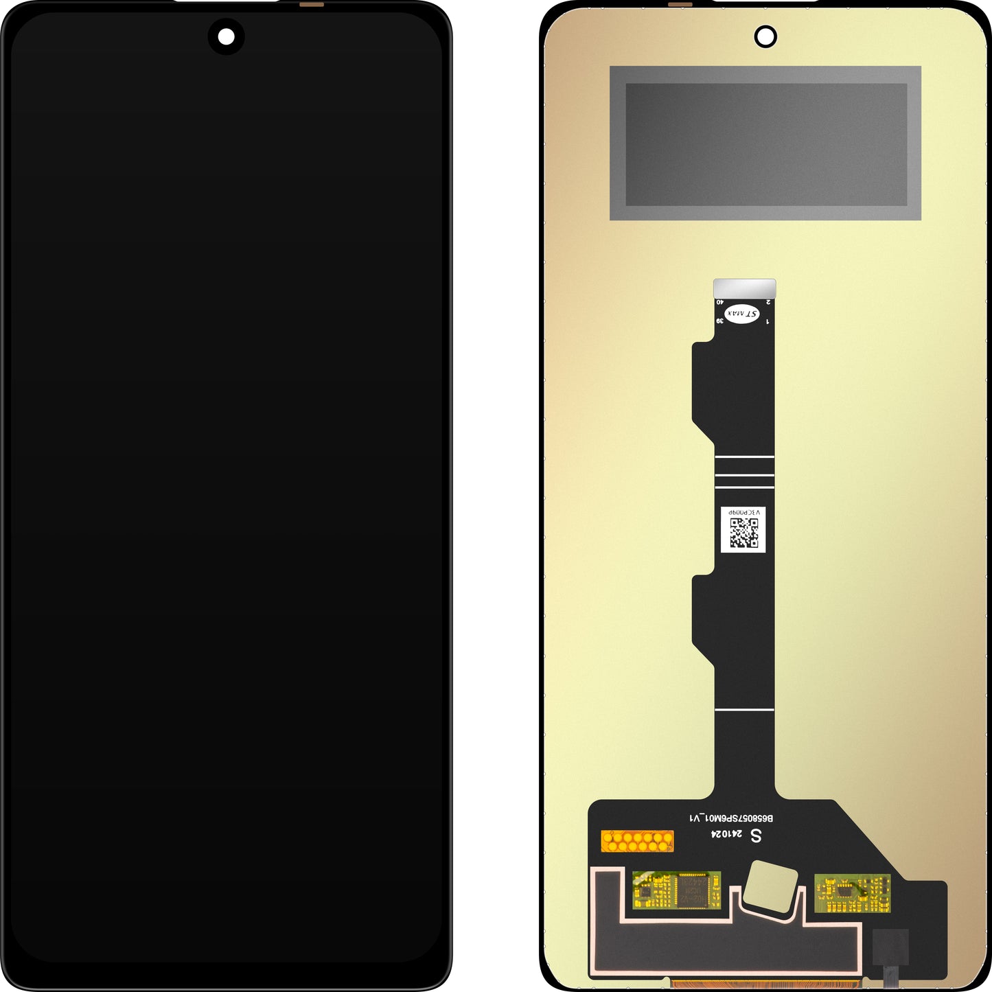 Display com Touchscreen MP compatível com Xiaomi Redmi Note 13 Pro 4G