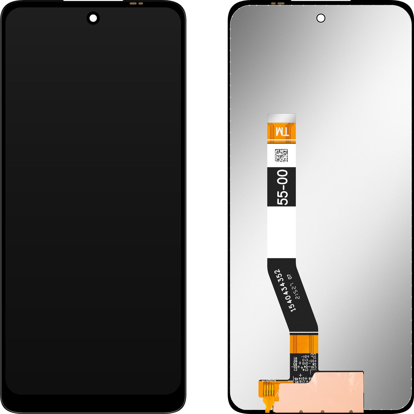 Display com Touchscreen MP compatível com Motorola Moto G62 5G