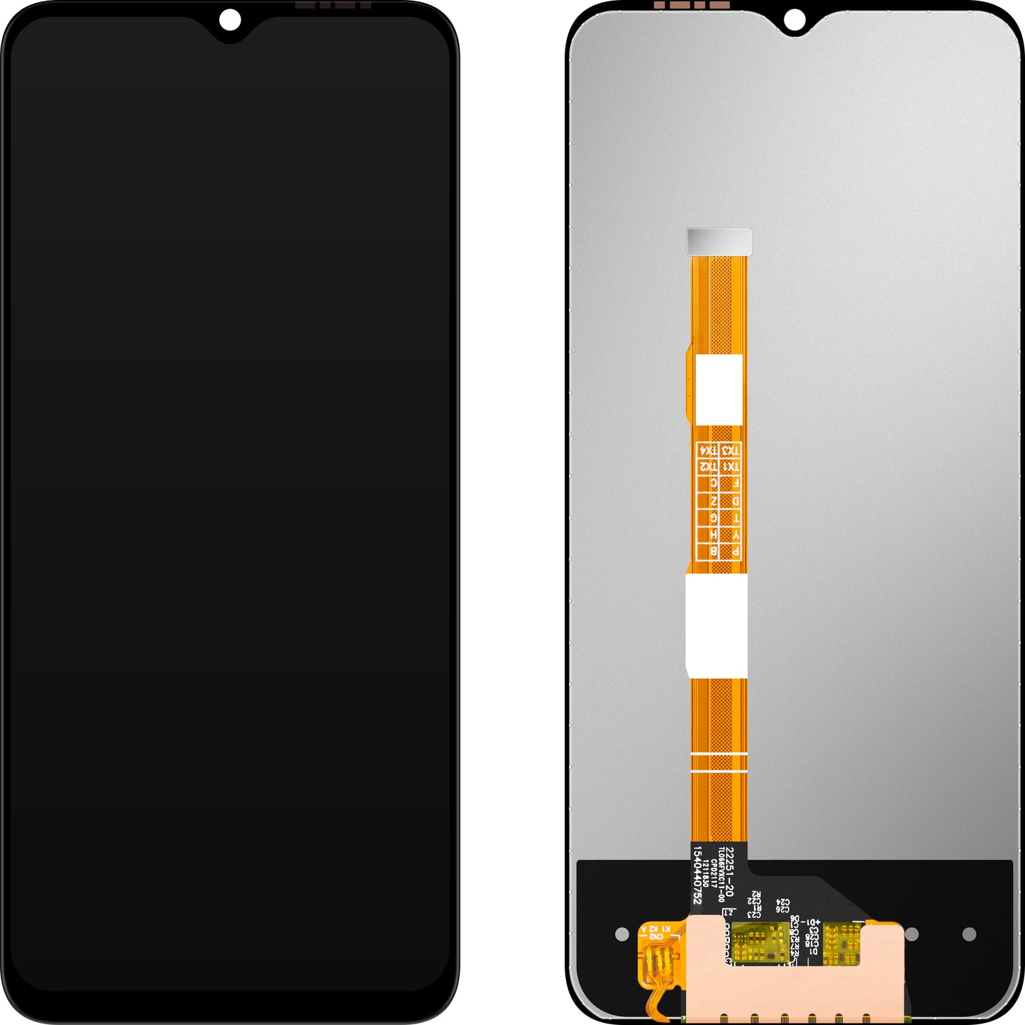 Display com Touchscreen MP compatível com vivo Y35 (2015)