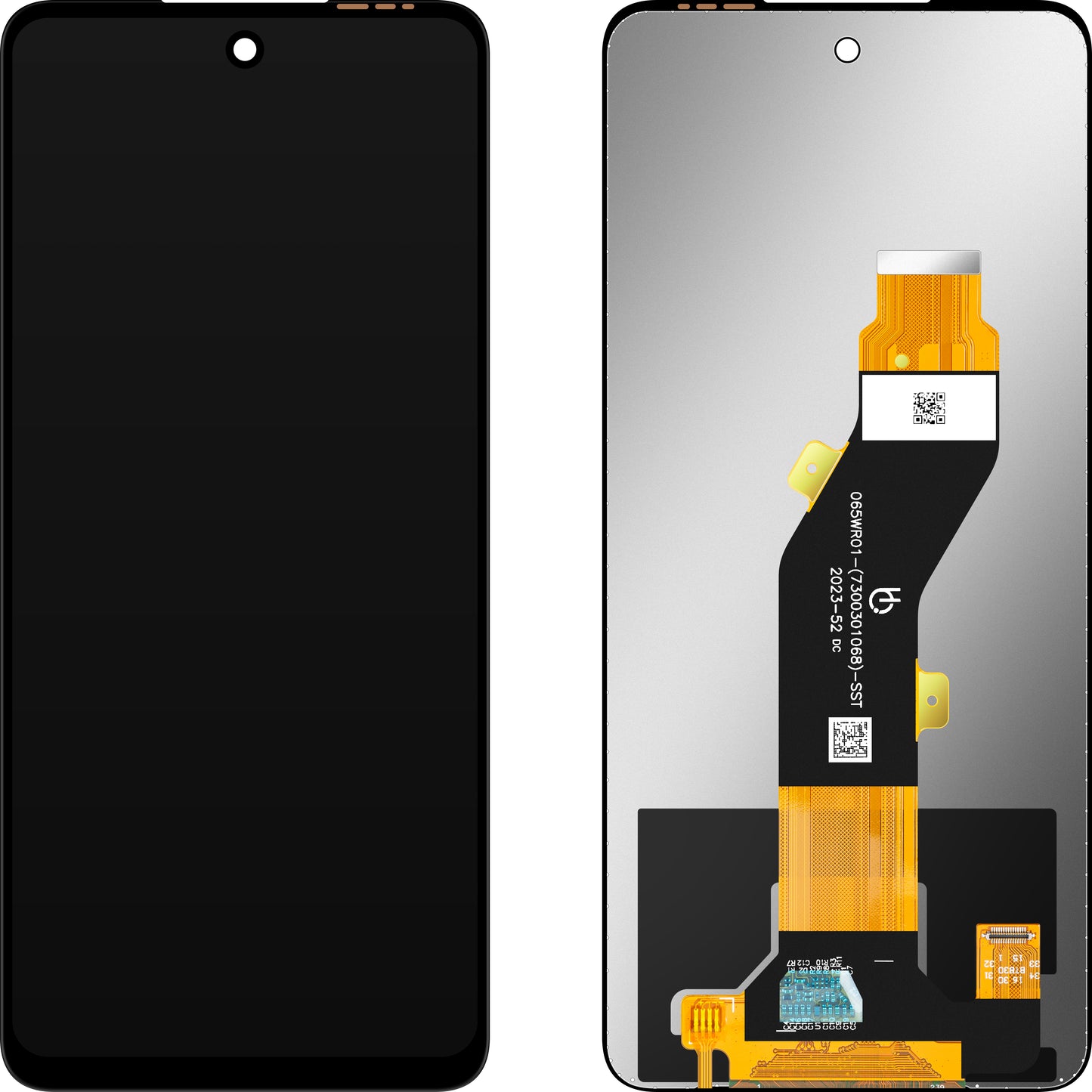 Display com Touchscreen MP compatível com ZTE Blade A75 4G